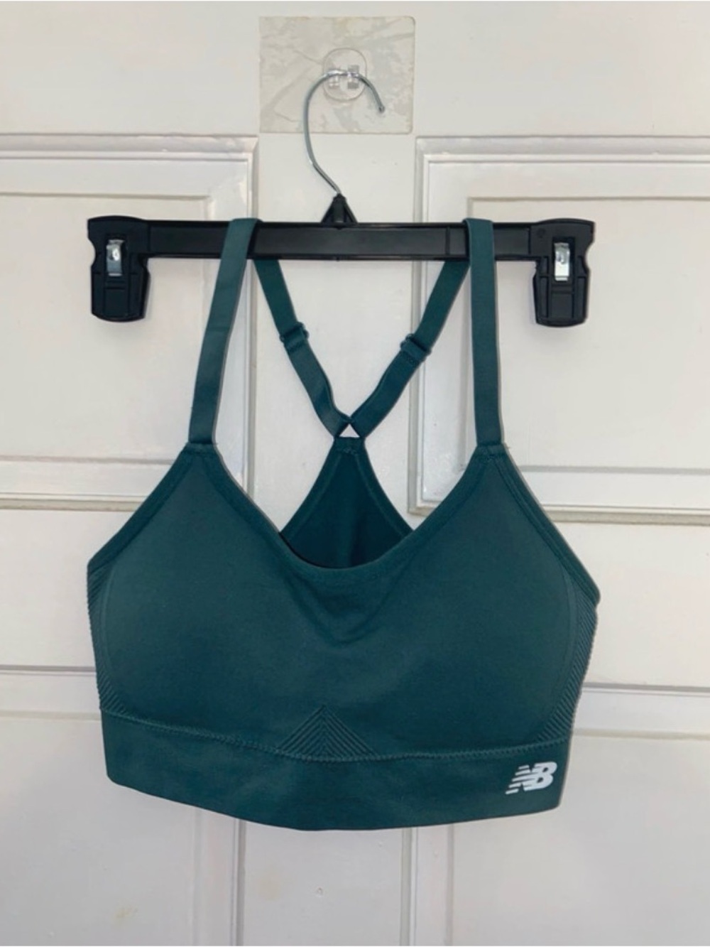 New Balance Women's Deep Teal Racerback Support Sports Bra